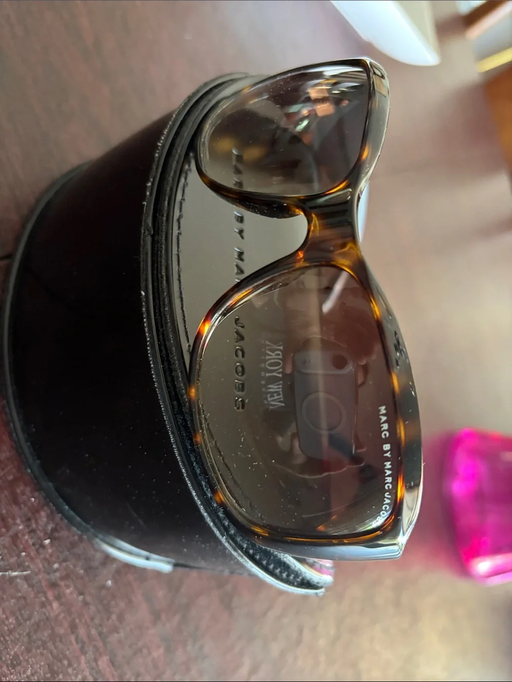 Marc by Marc Jacobs Men’s Tortoise Shell Sunglasses - Brown/Amber